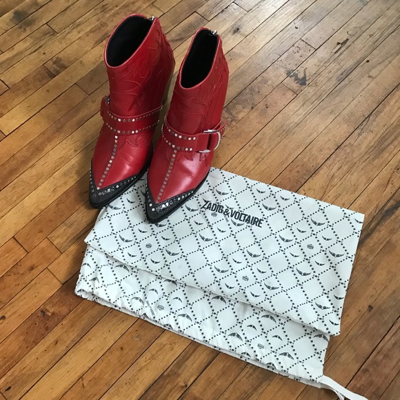 cara boots zadig & voltaire